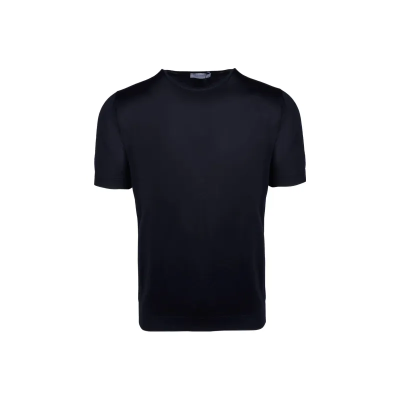 JOHN SMEDLEY T Shirts Men Marine Blue-0