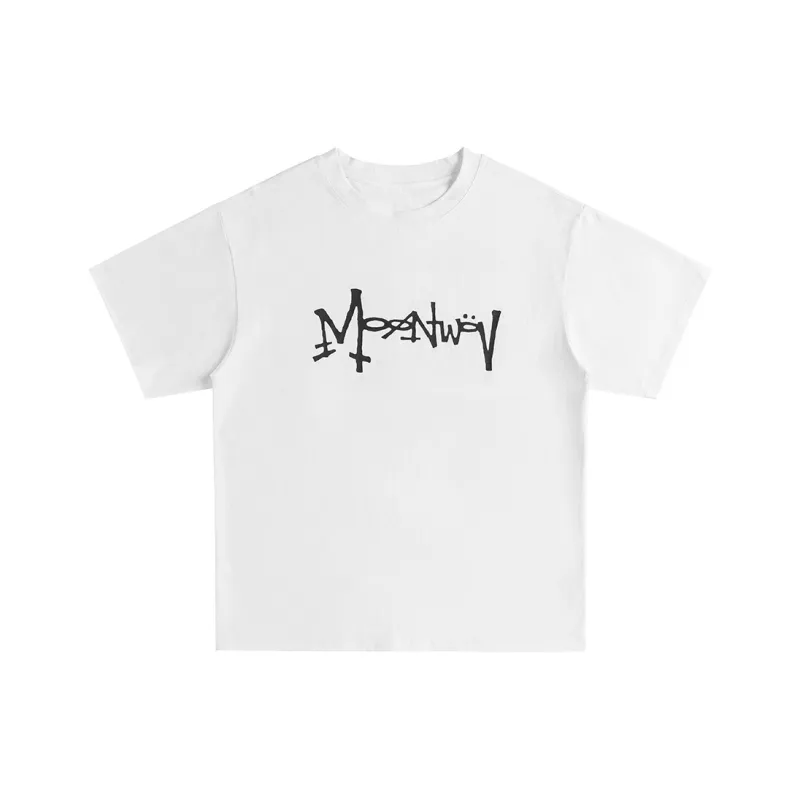 MOONWAV Summer Short Sleeved T Shirts Unisex-0