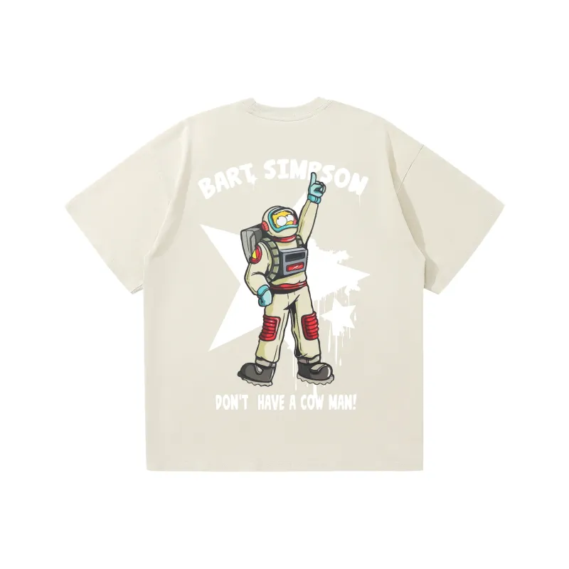 The Simpsons Drop Shoulder Sleeve T Shirt Unisex-14