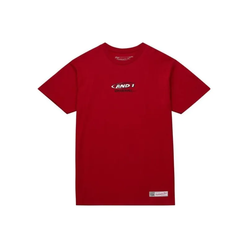 Mitchell & Ness x AND1 M&N X McLaren Co branded Series T Shirt Men's Red-0