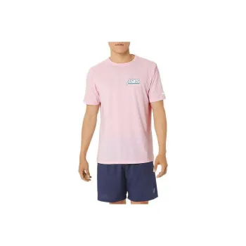 Asics Smsb 1977 Run Club Short Sleeve Tee T-Shirt Unisex Salt Pink
