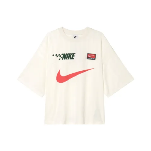Nike T Shirts Men Ecru