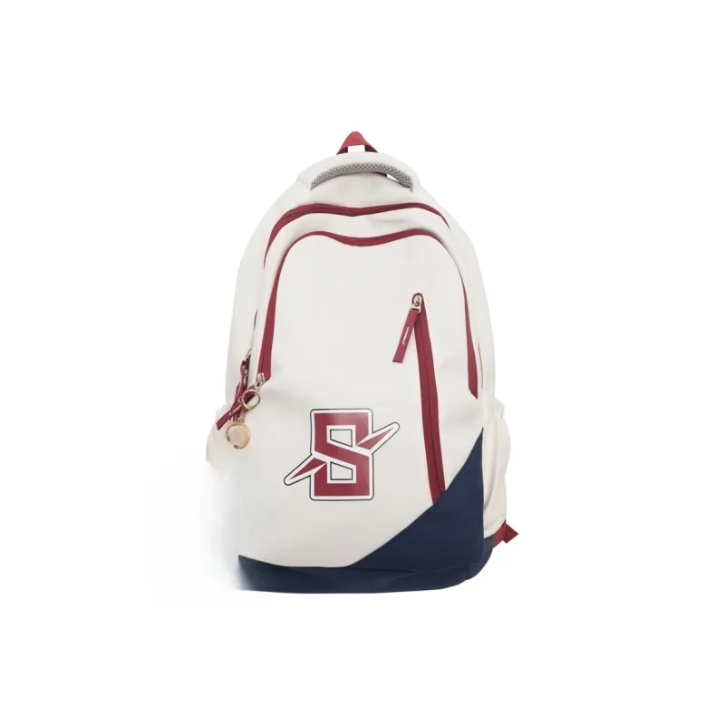 Villelon Nylon Backpack Unisex Red/Blue/Black/Red Blue Multicolor-25