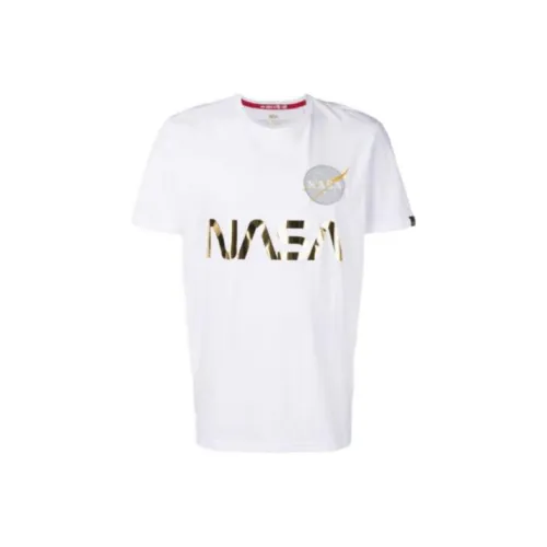 Alpha Industries T-Shirts Men White