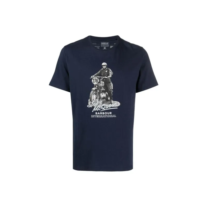 BARBOUR T-Shirts Men Navy-0
