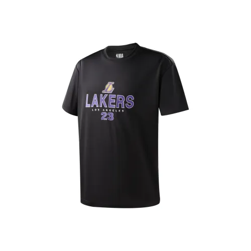 NBA T-Shirt Unisex Black Los Angeles Lakers LeBron James Size 23