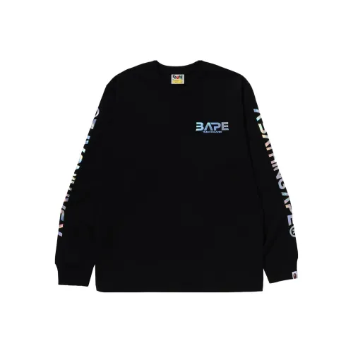 A BATHING APE Moon Photo L/S Tee