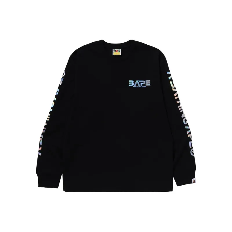 Bape Moon Photo L/S Tee-0