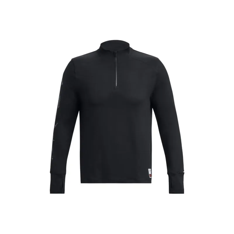 Under Armour RUN LAA T Shirt Men's Black-0