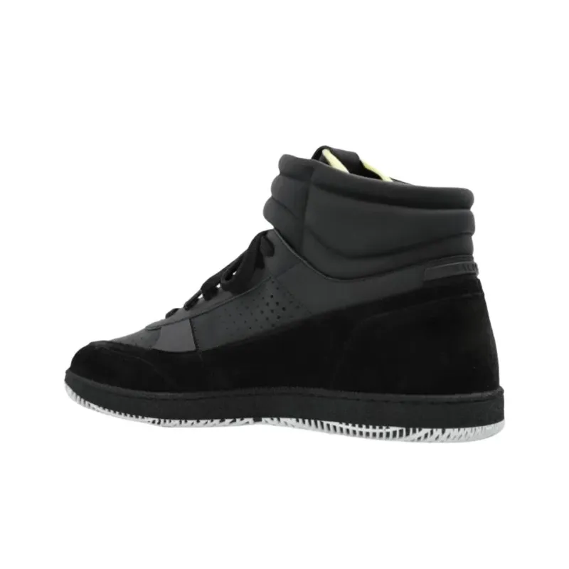 BALMAIN Swan Low Top Skateboard Shoes Men's Black-3