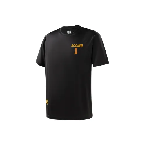 NBA Player Number Series T Shirts Unisex Black