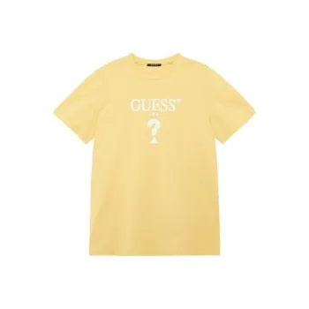 GUESS T-Shirts Unisex Yellow