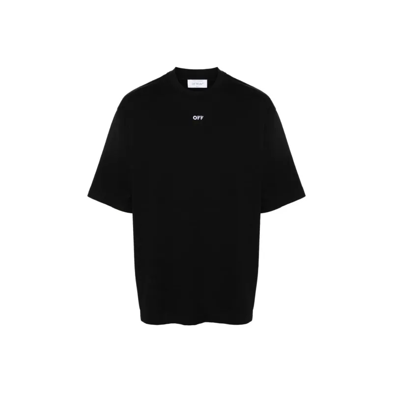 OFF WHITE Arrows embroidery Cotton T shirt-0