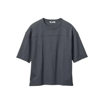 UNIQLO SS24 T Shirt Unisex Dark Gray