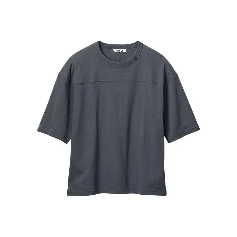 UNIQLO SS24 T Shirt Unisex Dark Gray-0