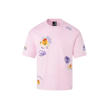 Adidas T Shirt Unisex Clear Pink