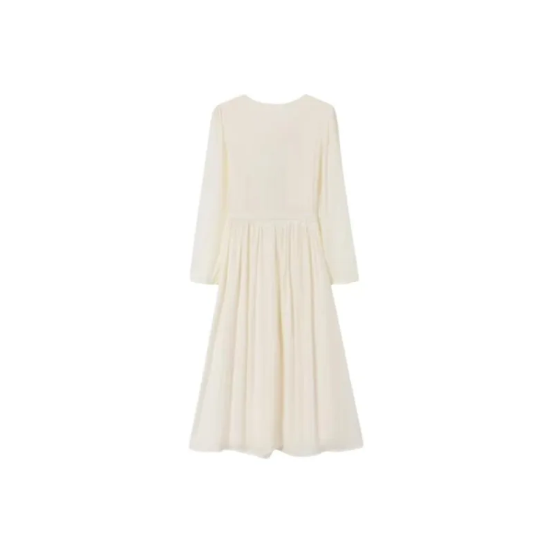 Incolore Long Sleeved Dresses Women's Apricot-1
