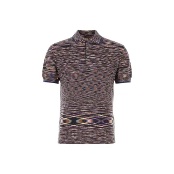 MISSONI Slub Cotton Polo Shirt