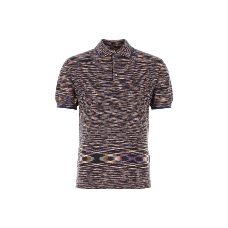 MISSONI Slub Cotton Polo Shirt-0