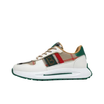 M.M Party Casual Shoes Unisex Low Top Madrid White/Ireland Black