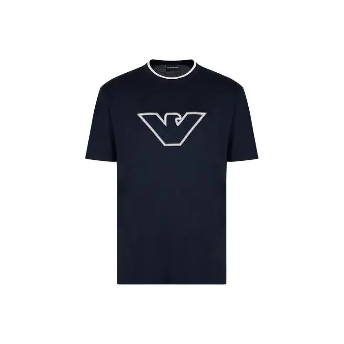 EMPORIO ARMANI T-Shirts Men Blue-0