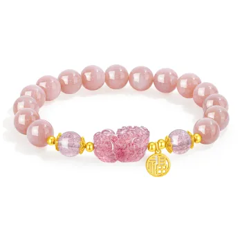 Lao Feng Xiang Crystal Bracelets Unisex