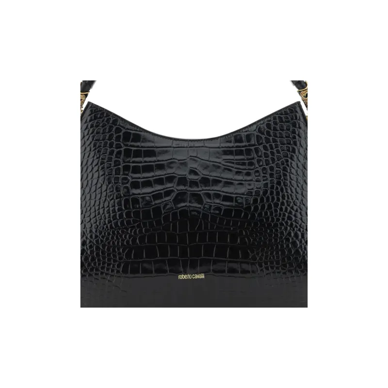 Roberto Cavalli Calfskin One Shoulder Handbags Regular Women's Black-4