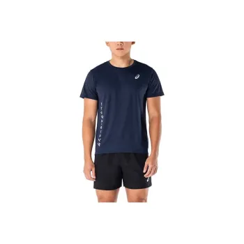 Asics KATAKANA MESH SS TOP T-Shirt Men's Blue