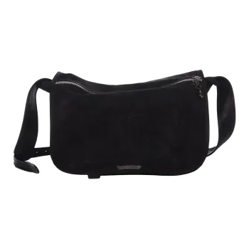 Chrome Hearts Leather Shoulder Bag Crossbody Bag Women's Black