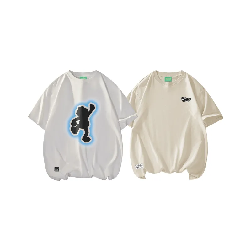 SESAME STREET Drop Shoulder Sleeve T Shirt Unisex-16