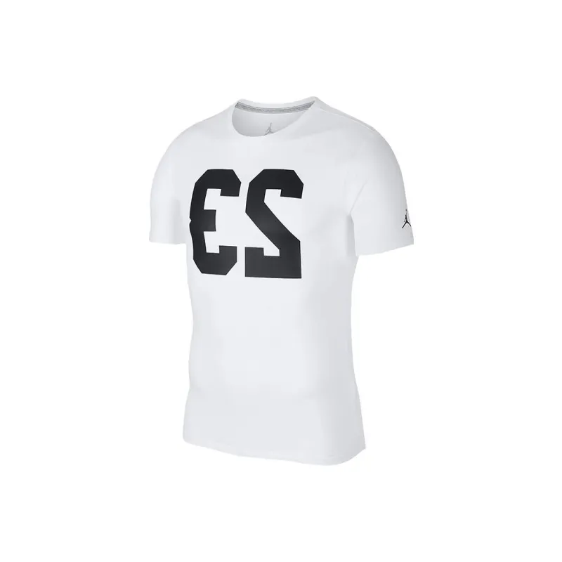 Jordan T Shirts Men White-0