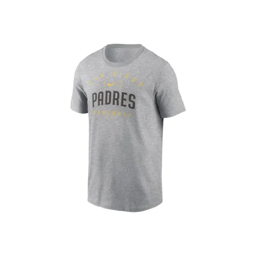 Nike San Diego Padres Home Team Athletic Arch T-Shirt Men's Gray