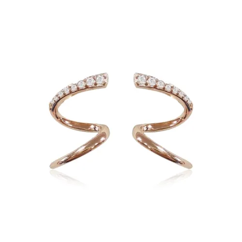 Rhymes Gold Plated Copper Earrings Women's