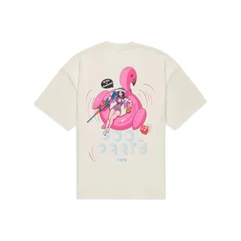 LiNing Li Ning X League Of Legends Pool Party Co branded Series T Shirts Unisex Ecru