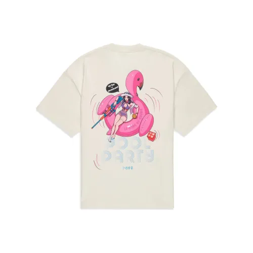 LiNing Li Ning X League Of Legends Pool Party Co branded Series T Shirts Unisex Ecru