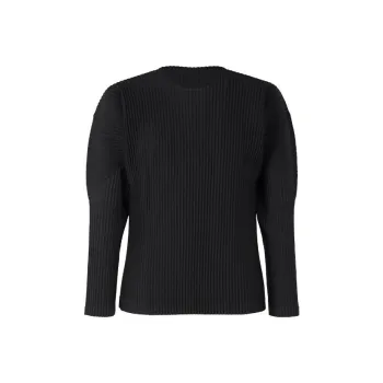 ISSEY MIYAKE Plissé Effect Crewneck T Shirt