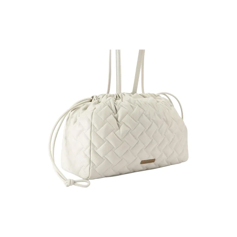Kurt Geiger London Kensington Leather Tote Bag Shopping Bag Shoulder Bags Women's Bone White-2