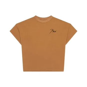 RHUDE T-Shirts Men Yellow