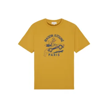 Maison Kitsune Logo print T shirt