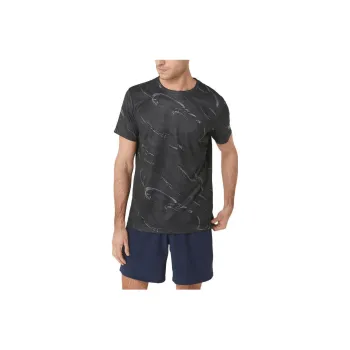 Asics SUMINAGASHI MOTIF T-Shirts Men Graphite Gray