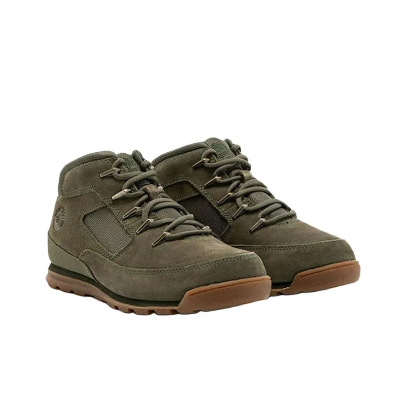 Timberland Euro Rock Anti Slip Wear Resistant Mid Top Hiking Shoes Men's Green-2