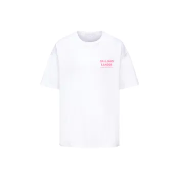 GALLIANO LANDOR T Shirt Unisex Barbie Pink