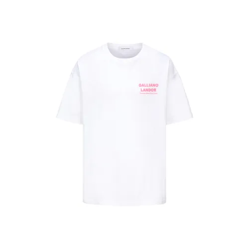 GALLIANO LANDOR T-Shirt Unisex Barbie Pink