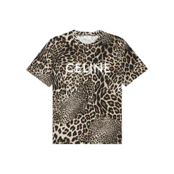 CELINE T-Shirts Men Brown