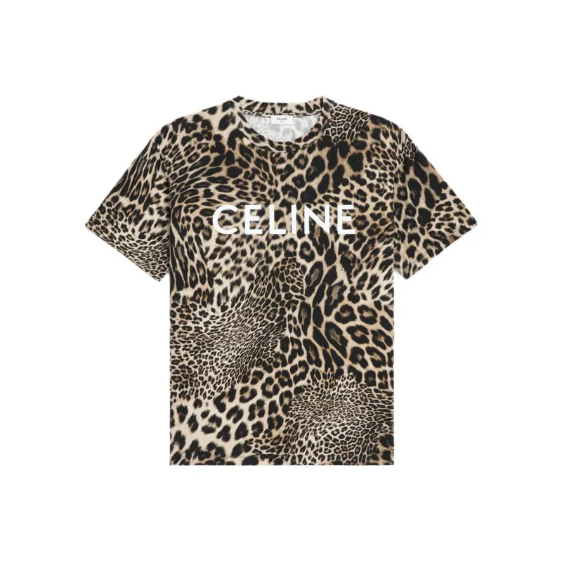 CELINE T-Shirts Men Brown-0