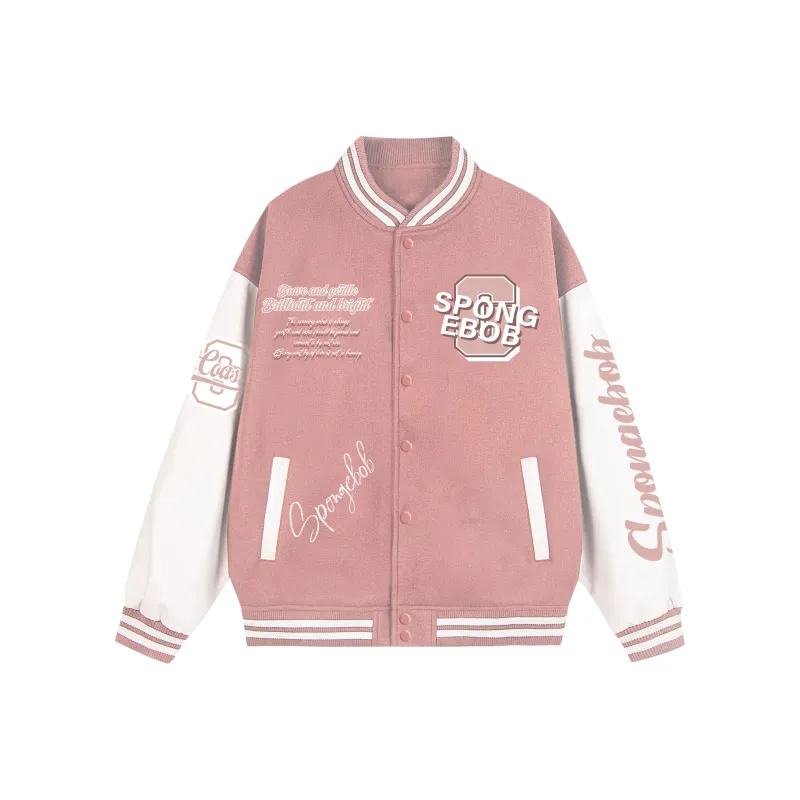SPONGEBOB SQUAREPANTS Baseball Jacket Unisex-6