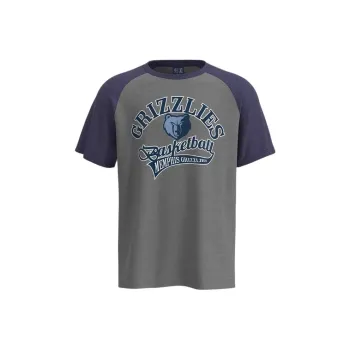 NBA Raglan Sleeve T Shirt Unisex Stormy Gray