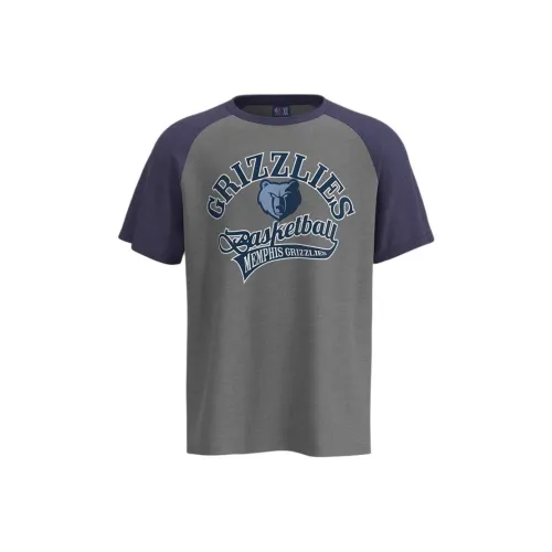 NBA Raglan Sleeve T-Shirt Unisex Stormy Gray