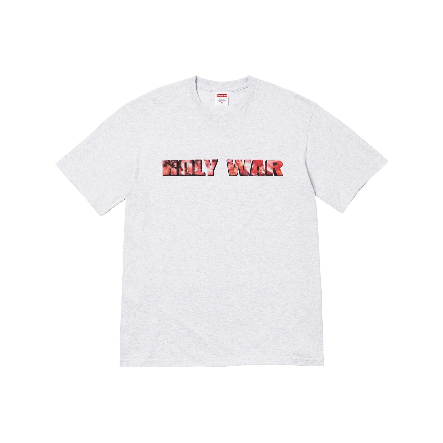 Buy Supreme Holy War Tee 'Ash Grey' - FW23T44 ASH GREY | GOAT IT
