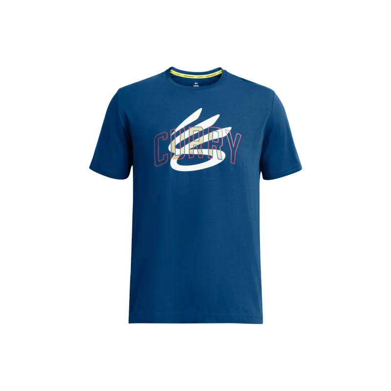 Under Armour Curry Champ Mindset T Shirt Men's Royal Blue-0